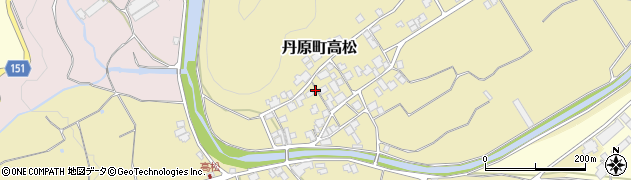 愛媛県西条市丹原町高松甲-1354周辺の地図