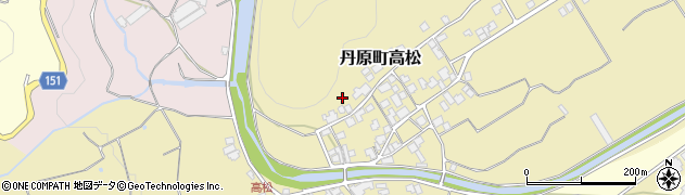 愛媛県西条市丹原町高松甲-1342周辺の地図