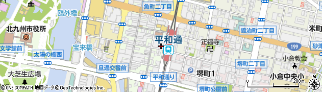 十八親和銀行小倉支店周辺の地図