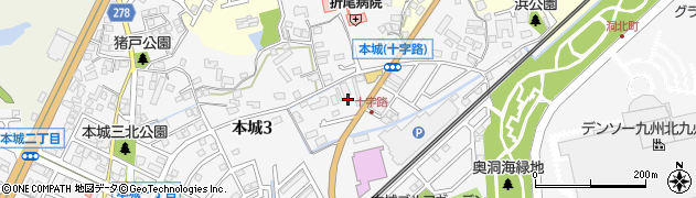 光明タクシー株式会社　配車室周辺の地図