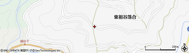 徳島県三好市東祖谷落合179周辺の地図