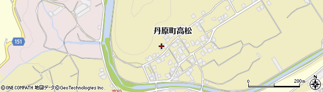 愛媛県西条市丹原町高松甲-1341周辺の地図