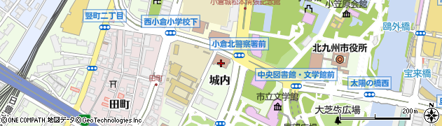 福岡出入国在留管理局　北九州出張所周辺の地図