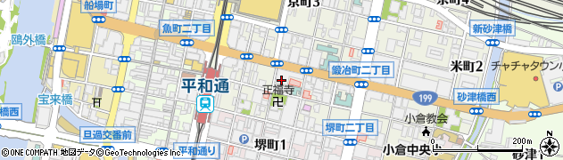 西日本シティ銀行北九州営業部周辺の地図