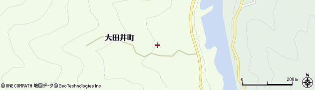 徳島県阿南市大田井町（宮平）周辺の地図