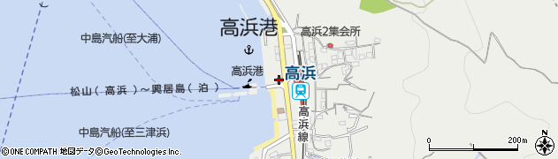 高浜港ＦＴ（中島汽船）周辺の地図