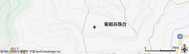 徳島県三好市東祖谷落合240周辺の地図