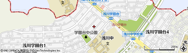 福岡県北九州市八幡西区浅川学園台周辺の地図