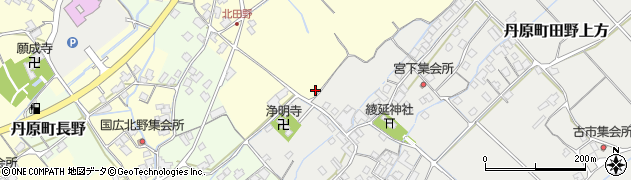 愛媛県西条市丹原町北田野1062周辺の地図