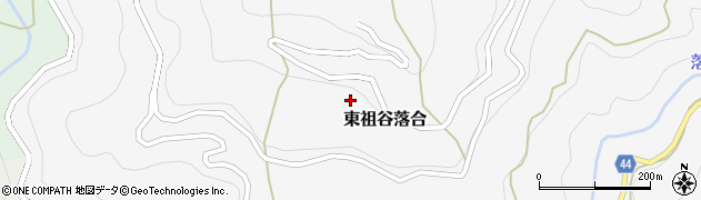 徳島県三好市東祖谷落合283周辺の地図