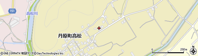 愛媛県西条市丹原町高松甲-1178周辺の地図