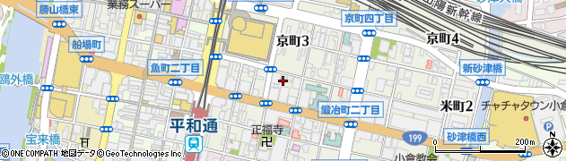 おんどる小倉駅前店周辺の地図