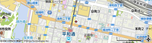 福岡ひびき信用金庫小倉支店周辺の地図