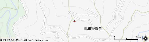 徳島県三好市東祖谷落合226周辺の地図