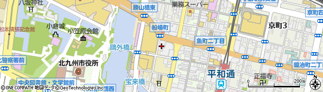 福岡銀行小倉支店 ＡＴＭ周辺の地図