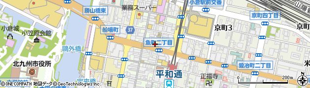日本不動産研究所（一般財団法人）北九州支所周辺の地図