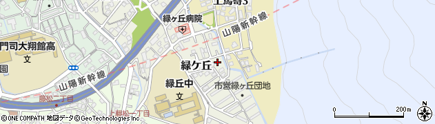 福岡県北九州市門司区緑ケ丘周辺の地図