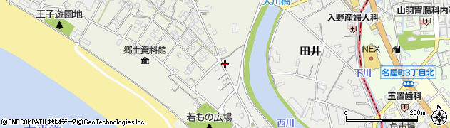 福田美容室周辺の地図