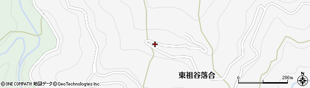 徳島県三好市東祖谷落合224周辺の地図