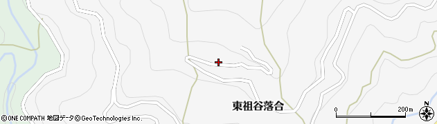 徳島県三好市東祖谷落合223周辺の地図