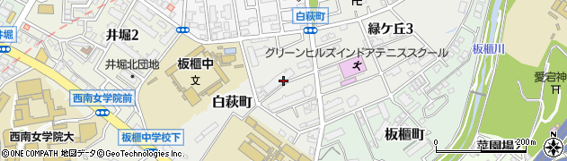 福岡県北九州市小倉北区白萩町2周辺の地図
