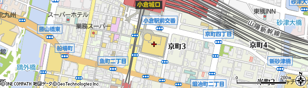 ルミエール小倉駅前店　惣菜部周辺の地図