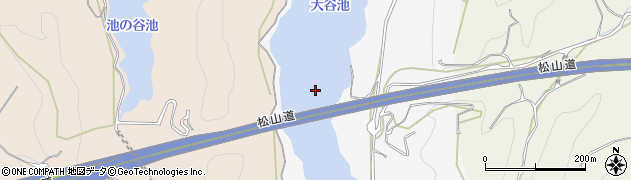 大谷池橋周辺の地図