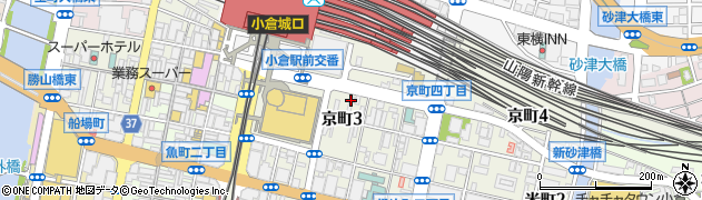 トヨタレンタリース福岡小倉駅南口店周辺の地図