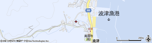 福岡県岡垣町（遠賀郡）波津周辺の地図