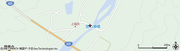 宮ノ瀬橋周辺の地図