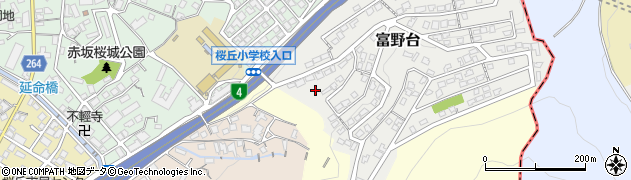 福岡県北九州市小倉北区富野台1周辺の地図