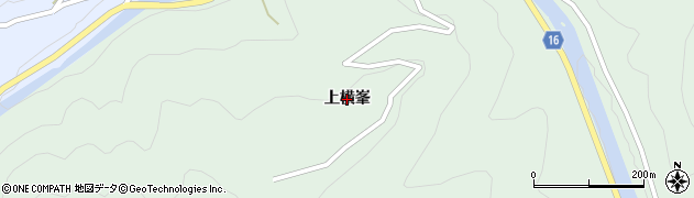 徳島県上勝町（勝浦郡）福原（上横峯）周辺の地図