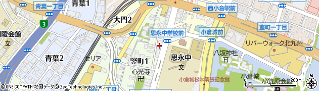 全教研　若菜会北九州周辺の地図