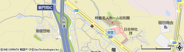福岡県北九州市門司区畑340周辺の地図