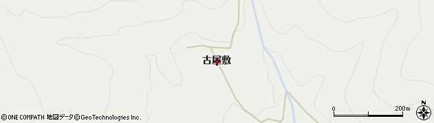 徳島県勝浦郡上勝町旭古屋敷周辺の地図