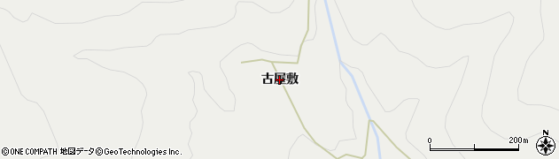 徳島県上勝町（勝浦郡）旭（古屋敷）周辺の地図