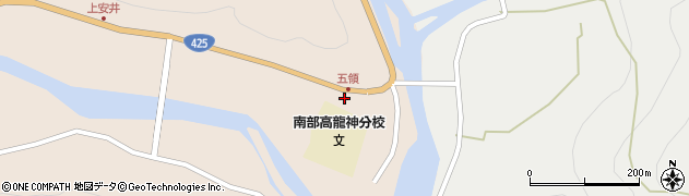 和歌山県田辺市龍神村安井483周辺の地図