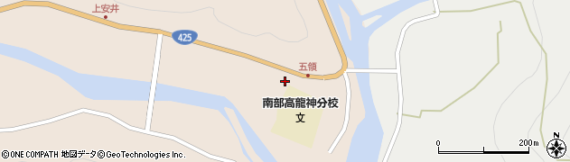 和歌山県田辺市龍神村安井457周辺の地図