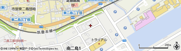 株式会社北九州テクノサービス　若松支店周辺の地図