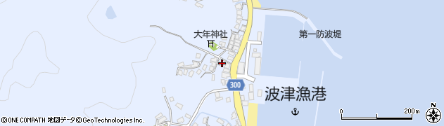 福岡県遠賀郡岡垣町波津730-2周辺の地図