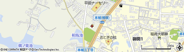 セブンイレブン八幡本城バイパス店周辺の地図