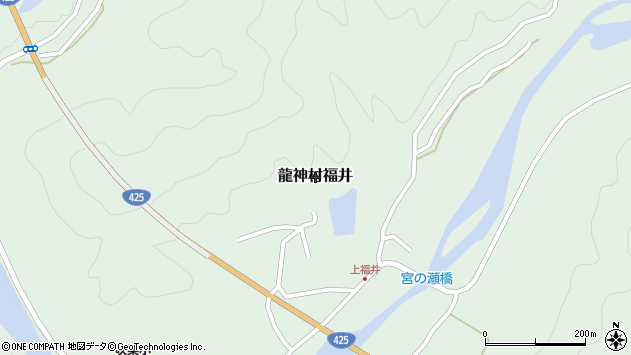 〒645-0301 和歌山県田辺市龍神村福井の地図