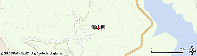 愛媛県松山市湯山柳周辺の地図