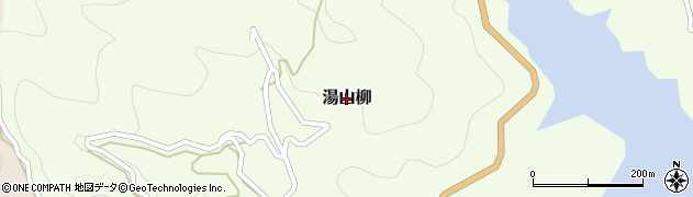 愛媛県松山市湯山柳周辺の地図