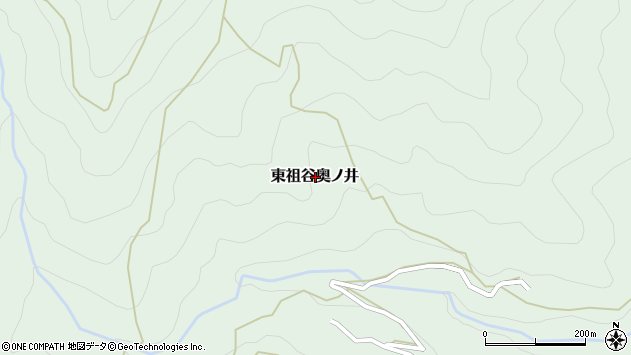 〒778-0203 徳島県三好市東祖谷中上の地図