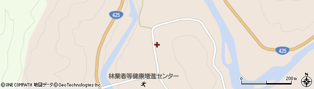 和歌山県田辺市龍神村安井784周辺の地図