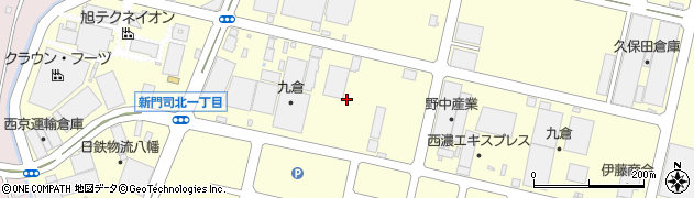 新熊本産業株式会社　新門司営業所周辺の地図