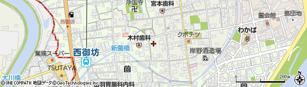 和歌山県御坊市御坊周辺の地図