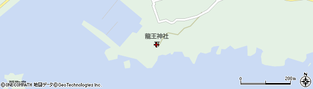 龍王神社周辺の地図
