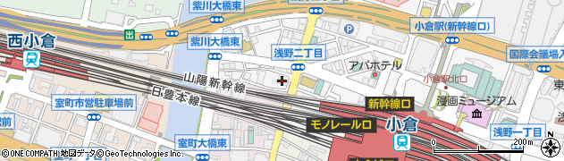 日本工営株式会社　北九州営業所周辺の地図